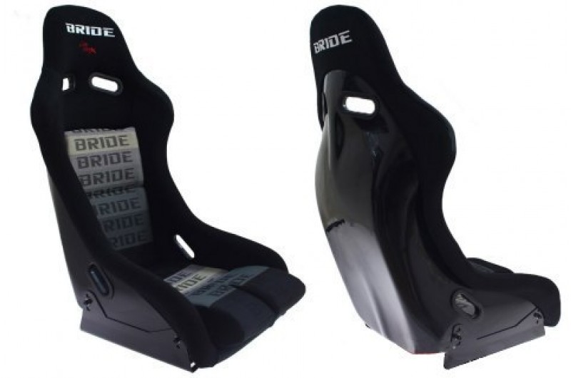 Спортивное сиденье ковш GTR BRIDE BLACK GREY